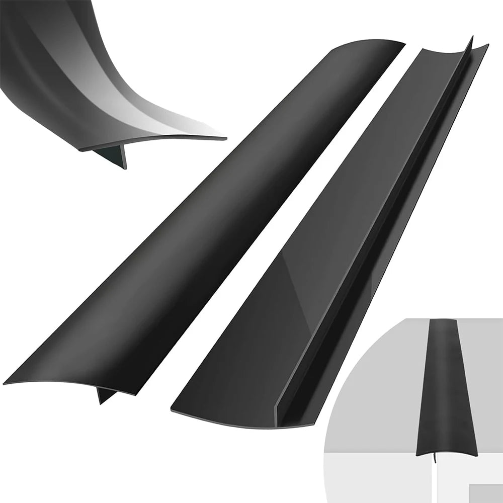 Silicone Stove Gap Covers – Heat-Resistant Gap Filler 2 Pcs Stove Gap Cover PRIMED