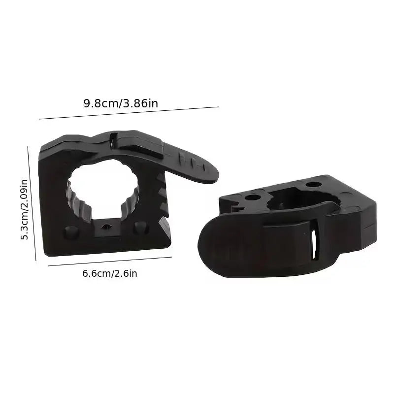 2-Pack Quick Fist Rubber Clamps – ATV, UTV & Truck Tool Mount