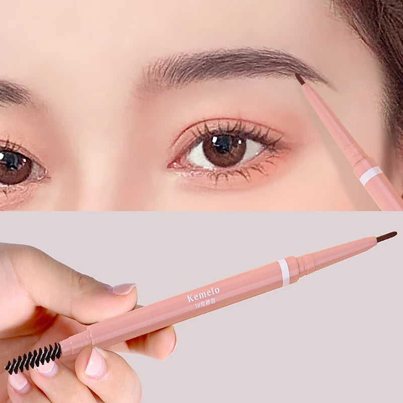 1.5mm Ultra Fine Waterproof Eyebrow Pencil with Brush – 6 Shades Eyebrow Pencil PRIMED
