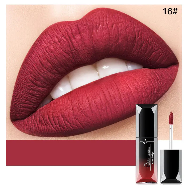 21-Color Matte Liquid Lipstick Set – Waterproof Long-Lasting Liquid Lipstick Set PRIMED P1200-16