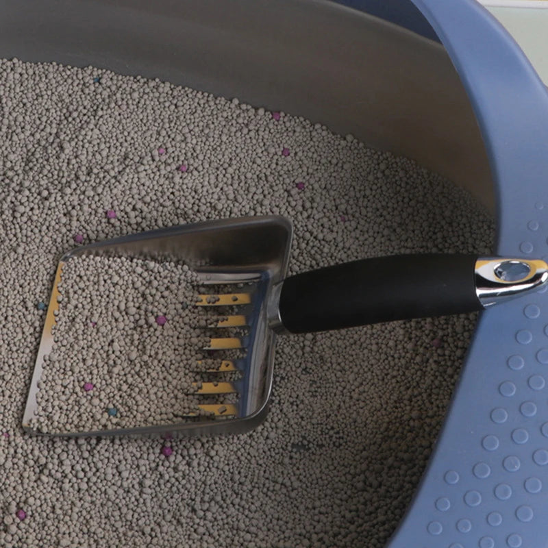 Stainless Steel Long Handle Cat Litter Scoop | Fine Mesh