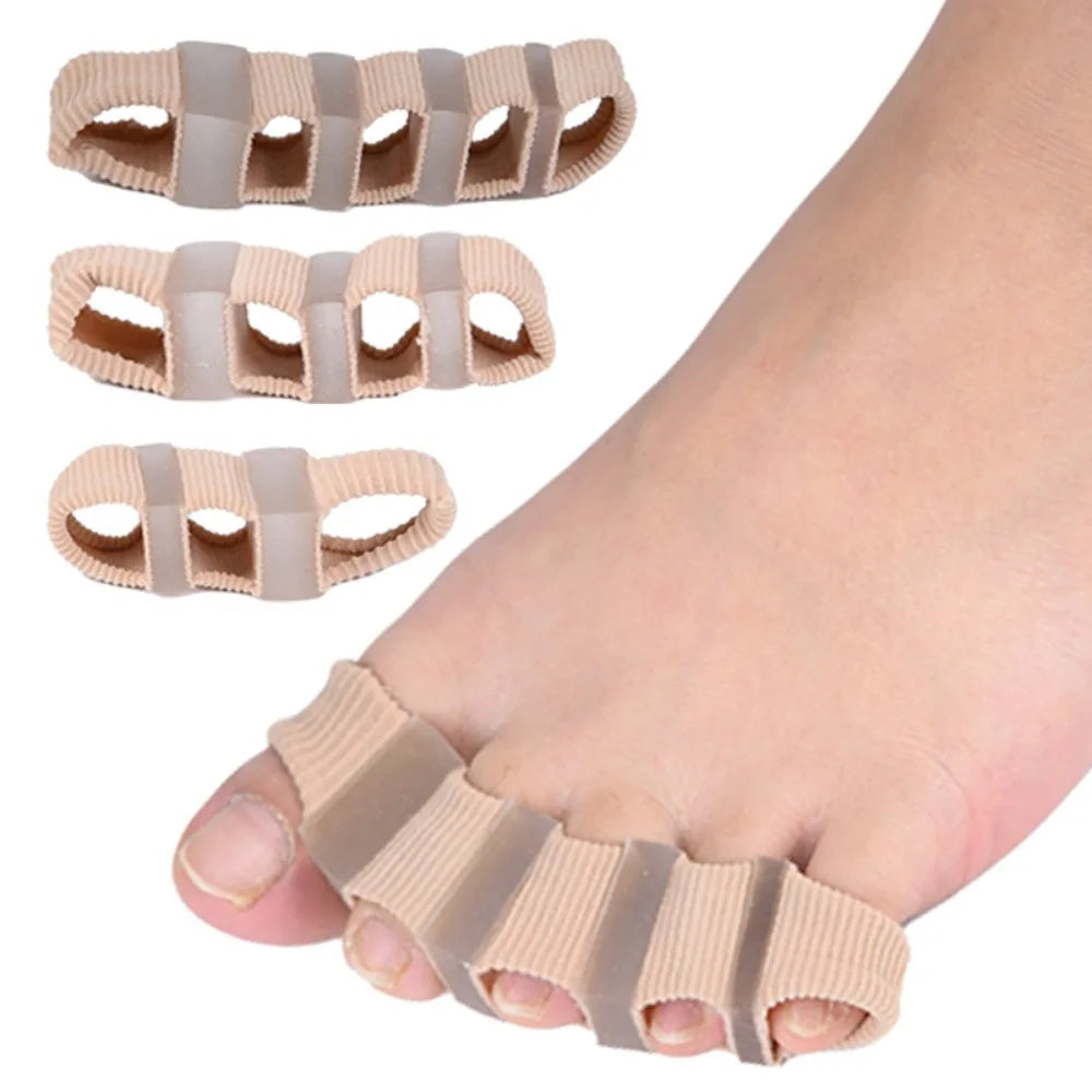 Silicone Toe Separator Spacer – 3, 4 & 5 Hole Toe Corrector Toe Separator PRIMED