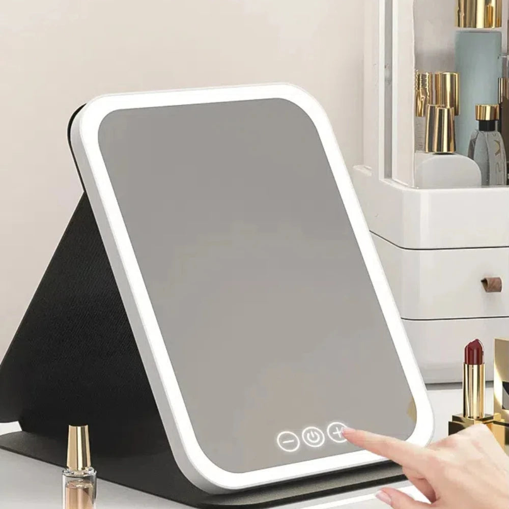 Portable LED Vanity Mirror – 3-Color Light & 360° Adjustable LED Vanity Mirror PRIMED