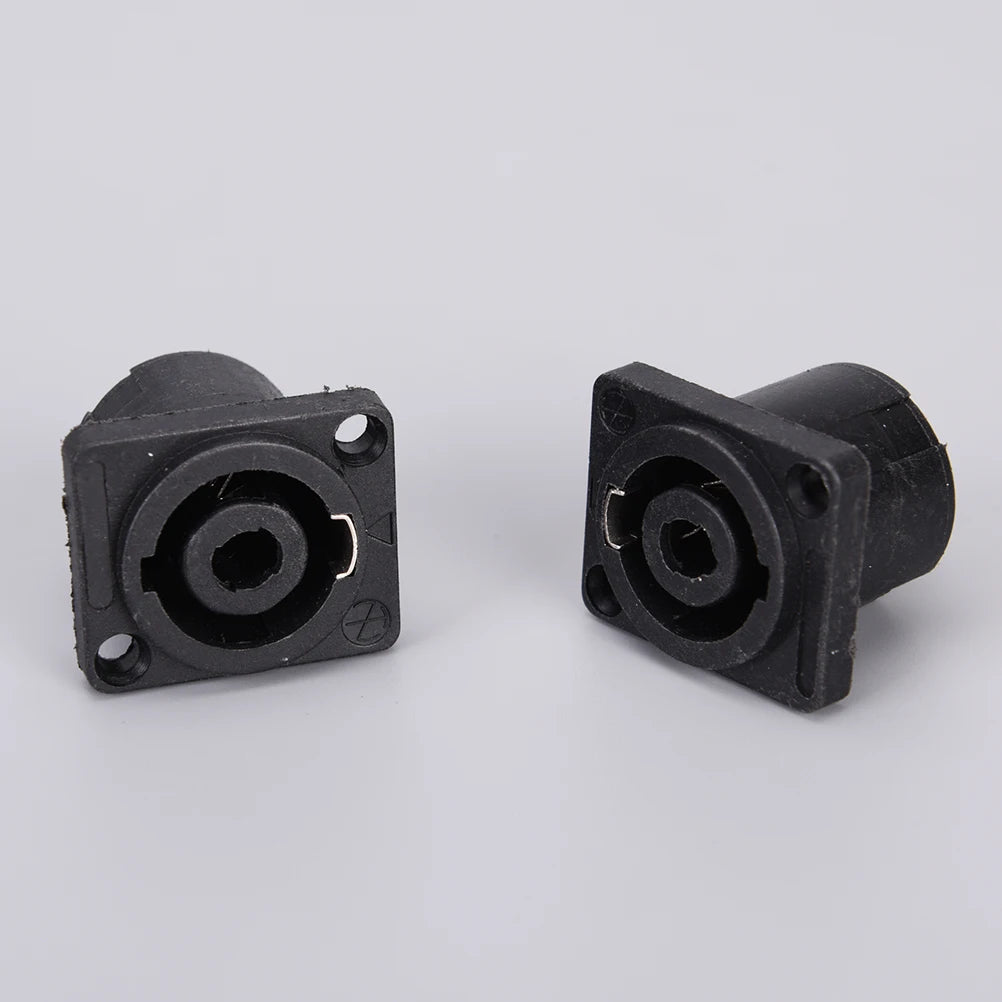 10-Pack Speakon 4-Pin Female Panel Mount Connector Socket