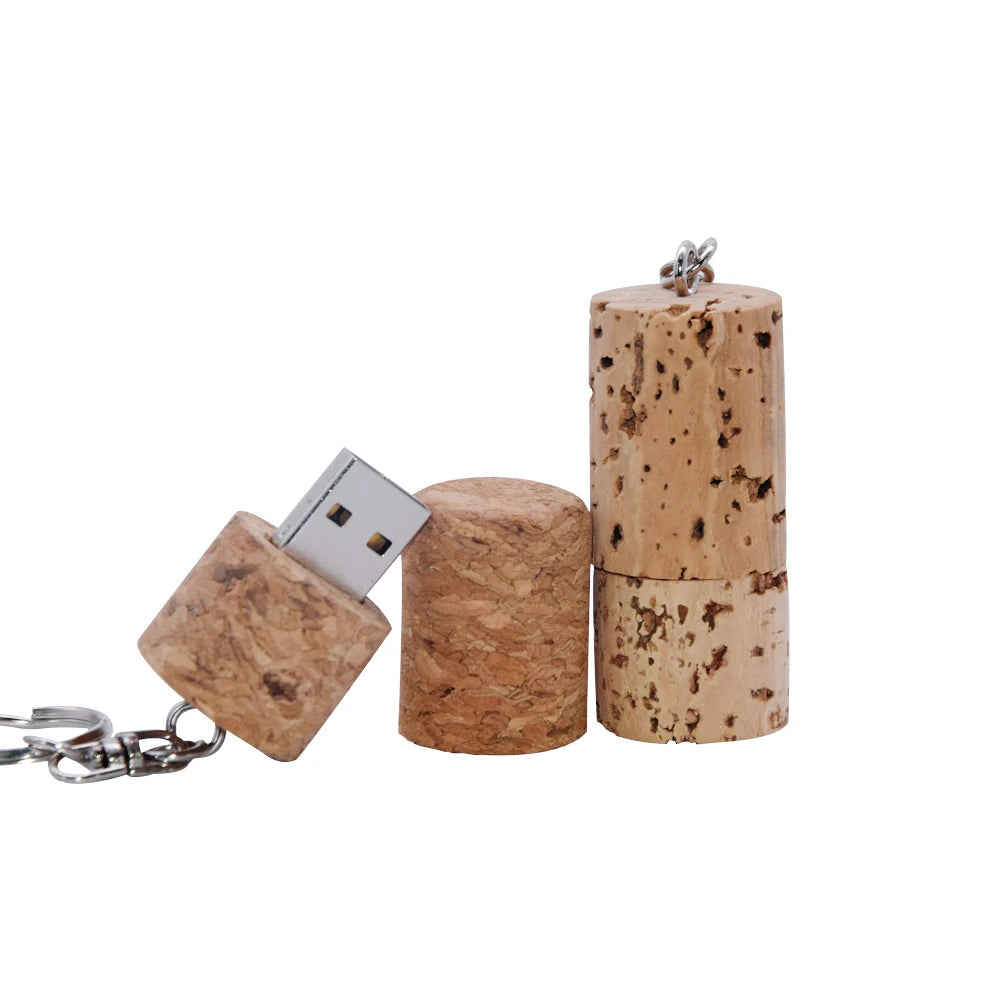 Cork Wood USB Flash Drive 4GB–64GB | Custom Logo Engraved USB Flash Drive PRIMED