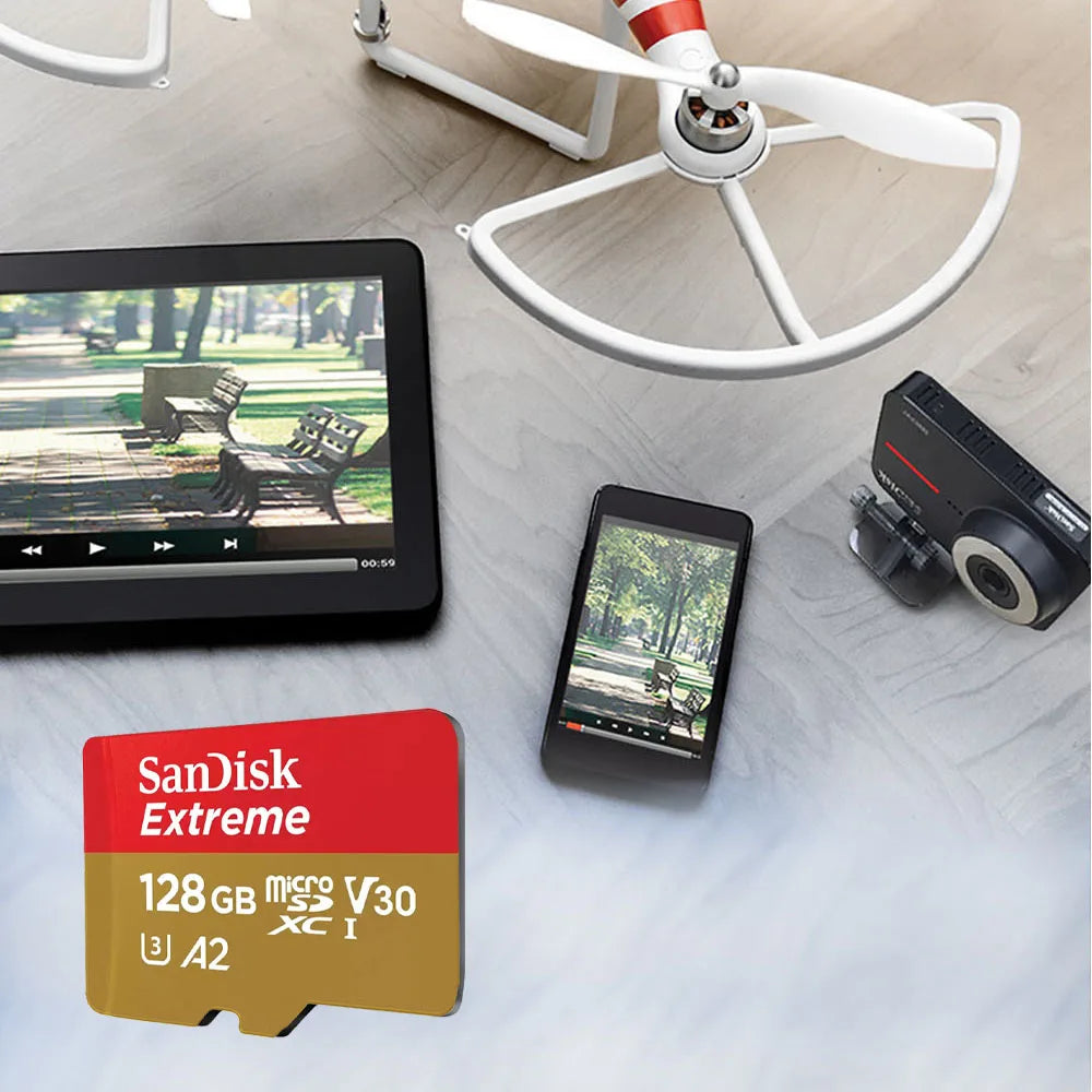 SanDisk Extreme MicroSD U3 V30 A2 – 4K UHD TF Card MicroSD Memory Card PRIMED