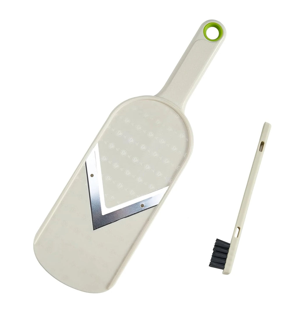 Handheld Mandoline Cabbage Slicer – Stainless Steel | LMETJMA Mandoline Vegetable Slicer PRIMED Ivory