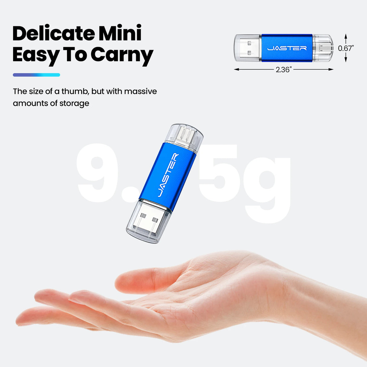 Type-C USB Flash Drive 4GB–128GB | Free Custom Logo Black USB Flash Drive PRIMED