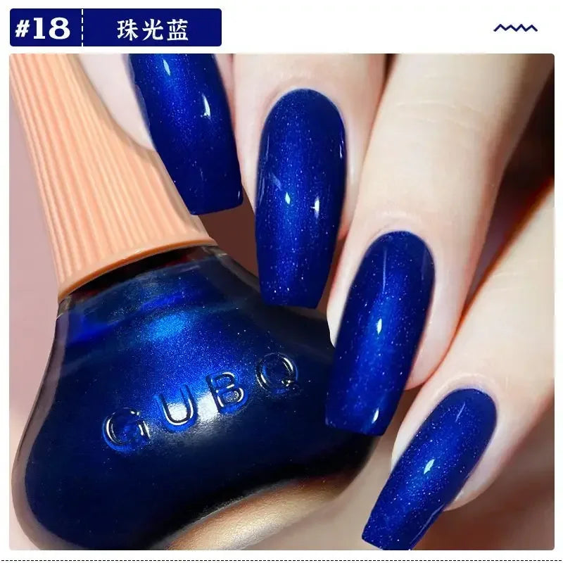 Glitter Gel Nail Polish Quick Dry Autumn Coffee Tones 12ml