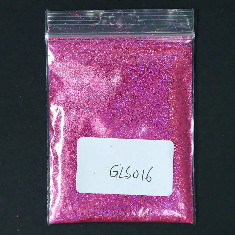 Holographic Nail Glitter Powder 10g – Silver & Gold Laser