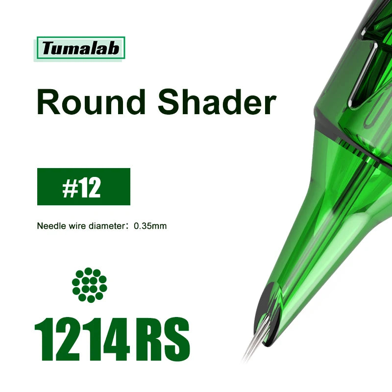 TUMAlab Cartridge Tattoo Needles 20Pcs – Liners & Shaders