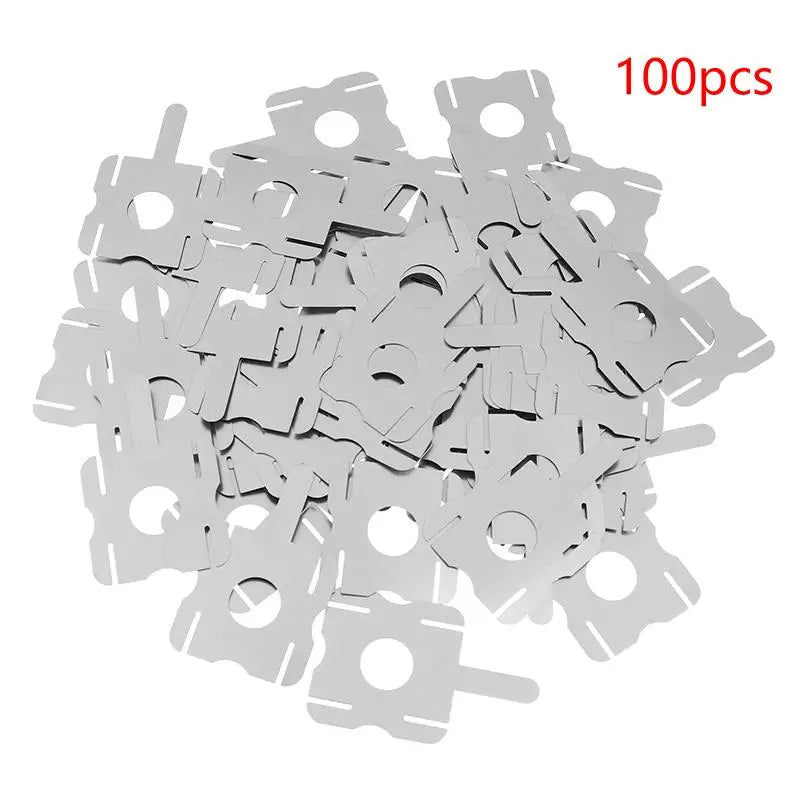 U-Shaped Nickel Sheets 4S 18650 Battery Spot Welding – 50/100/250Pcs
