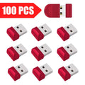 100-Pack Mini USB 2.0 Flash Drives | Custom Logo | 4GB–64GB USB Flash Drive PRIMED 64 GB Red China Mainland