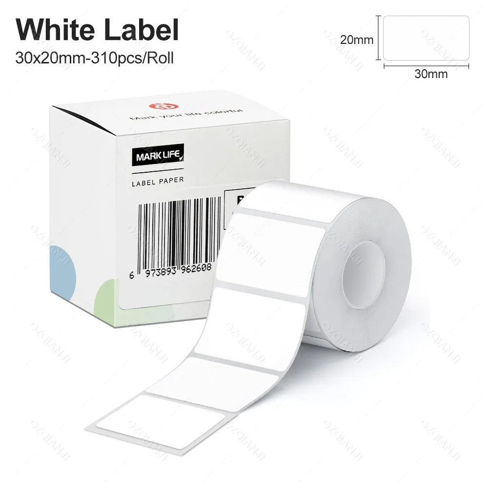 Thermal RFID Label Tape 40×30mm 50×30mm – M110 M220 X2 P50 Thermal Label Tape PRIMED 1WH 30X20mm
