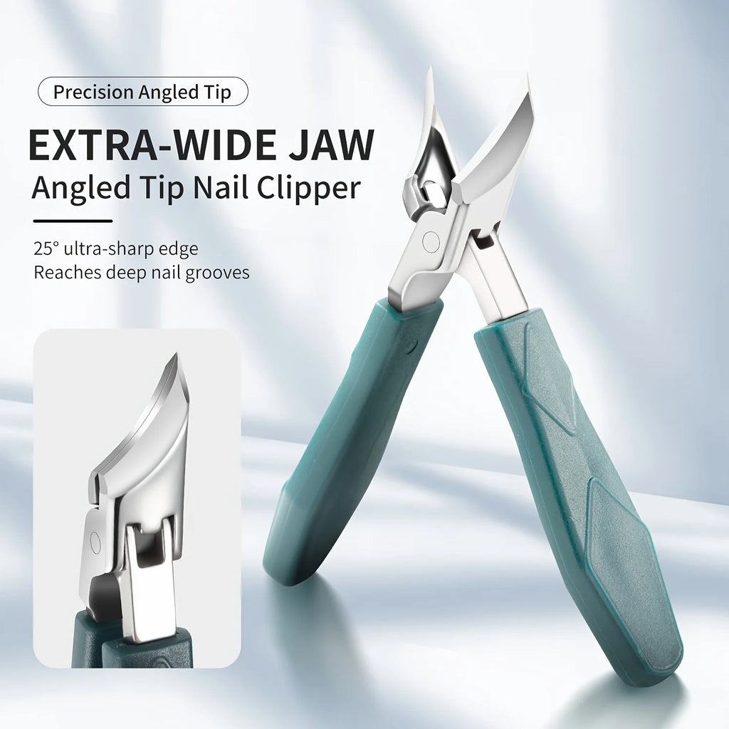 Stainless Steel Pointed Slanted Nail Clipper | Manicure Trimmer