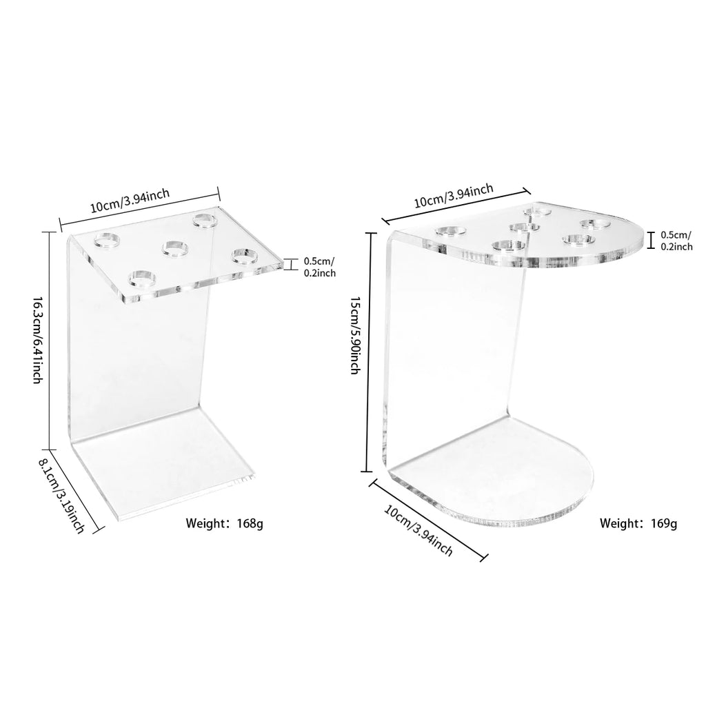 Acrylic Scissors Rack – Barber Holder for Shears & Clippers