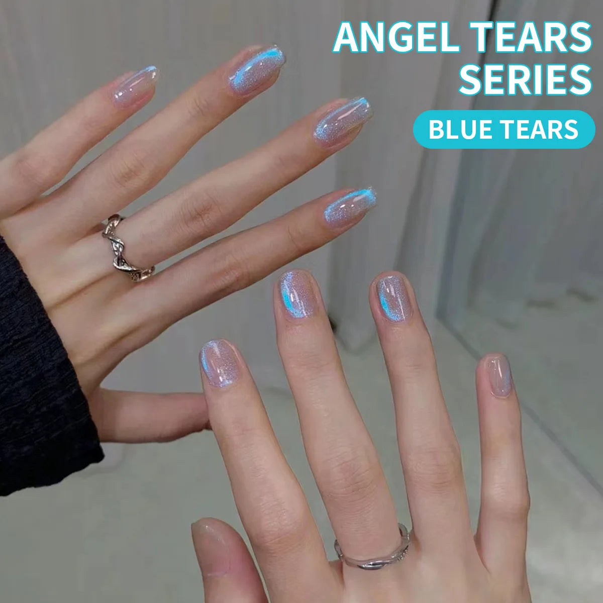 MAFANAILS Blue Angel Tears Magnetic Cat Eye Gel Polish 5g