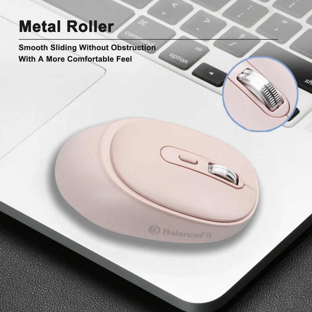 BalanceFit 2.4G Slim Wireless Mouse – Adjustable DPI, USB Wireless Mouse PRIMED