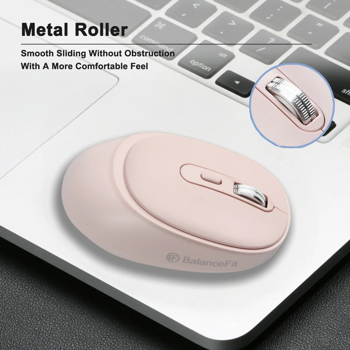 BalanceFit 2.4G Slim Wireless Mouse – Adjustable DPI, USB Wireless Mouse PRIMED