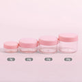 Transparent Acrylic Cosmetic Jar | Travel Makeup Storage Pot