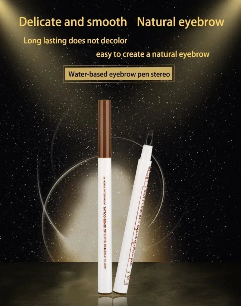 Blana 4-Fork Microblading Eyebrow Pencil | Waterproof Brow Pen Eyebrow Pencil PRIMED