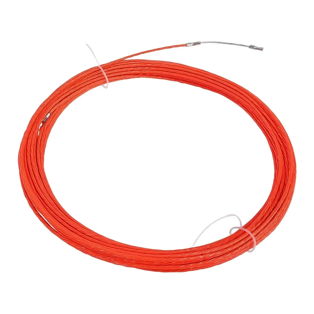 98.4FT Electrician Fish Tape – Polyester Wire Puller Swivel Tip Electrician Fish Tape PRIMED