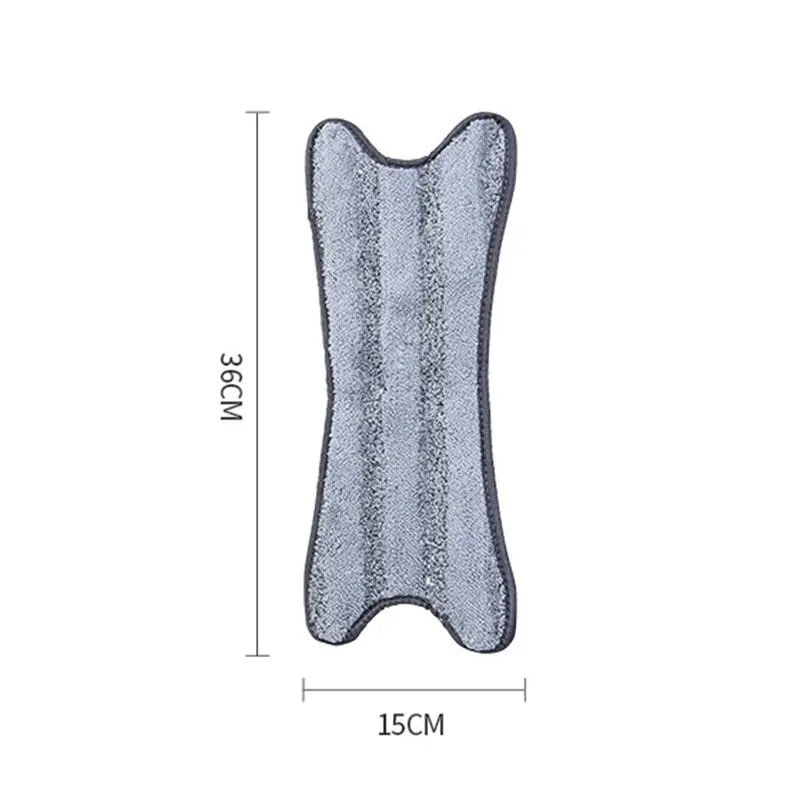 X-Type Microfiber Flat Mop Head Replacement – Dry & Wet Use