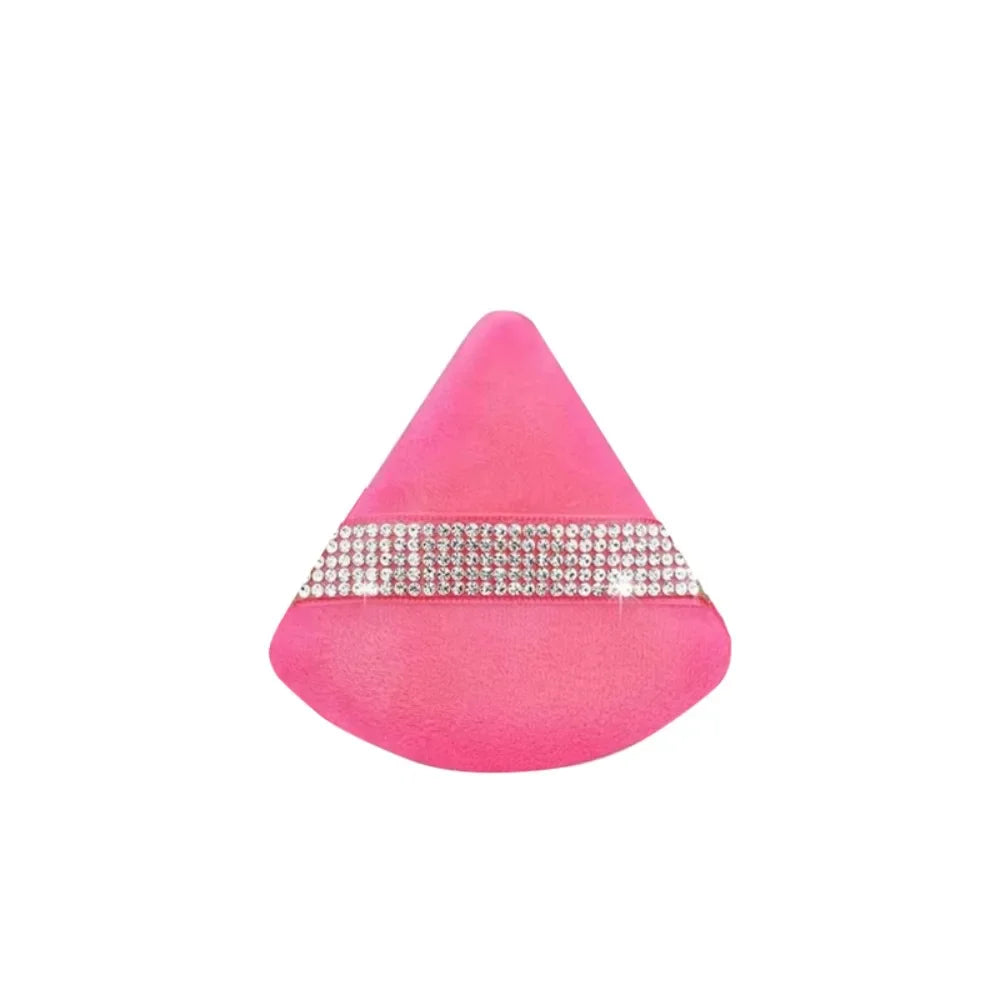 Triangle Crystal Velvet Setting Powder Puff – Diamond Ribbon