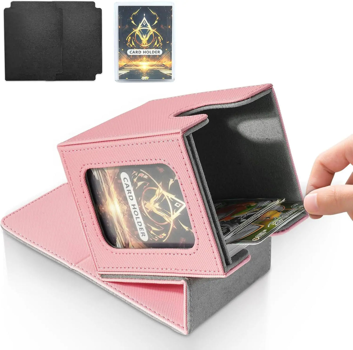 MTG Commander Deck Box – Holds 100+ Double-Sleeved Cards Card Deck Box PRIMED 11