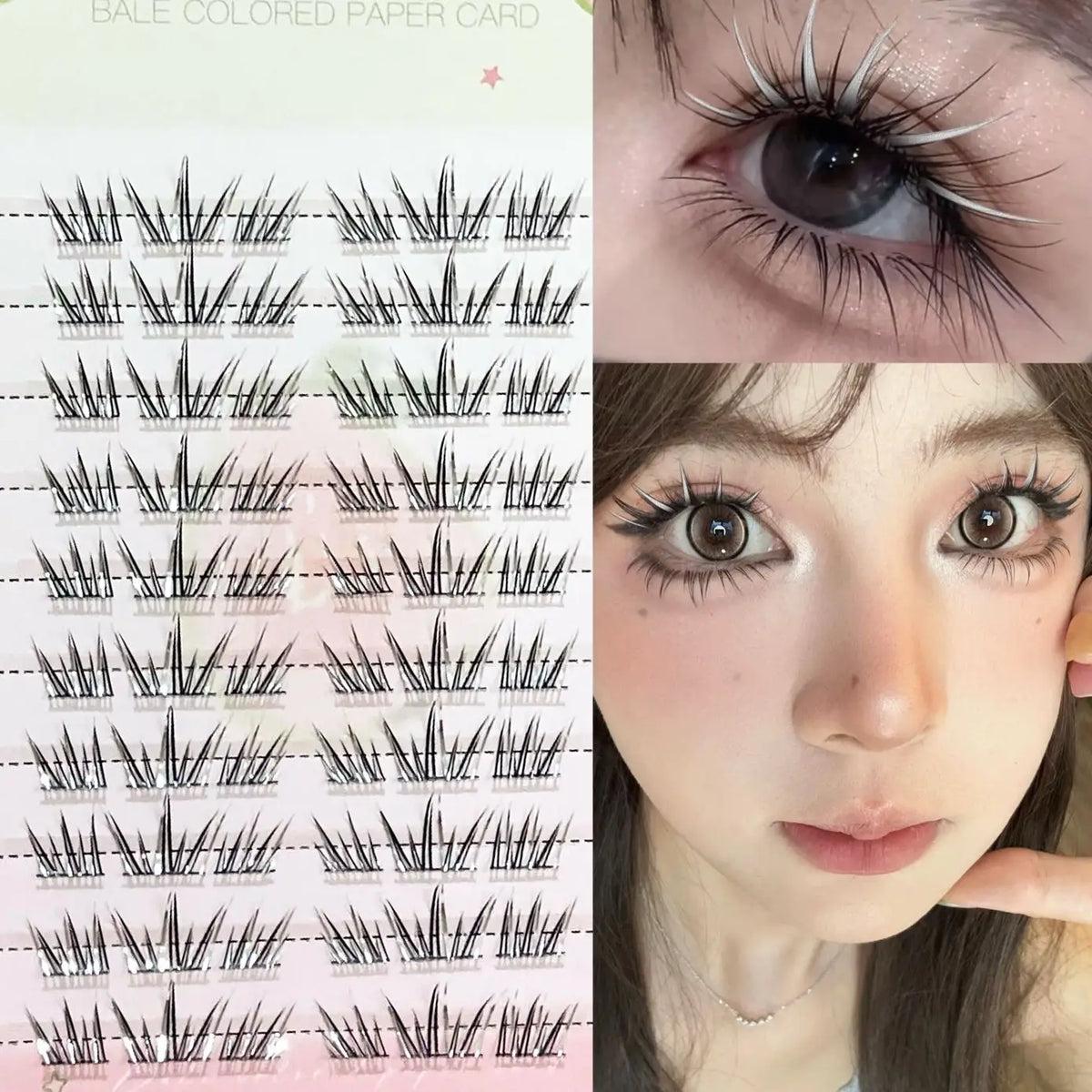 DIY Cluster False Eyelashes – Colorful Punk Lash Extensions False Eyelashes PRIMED