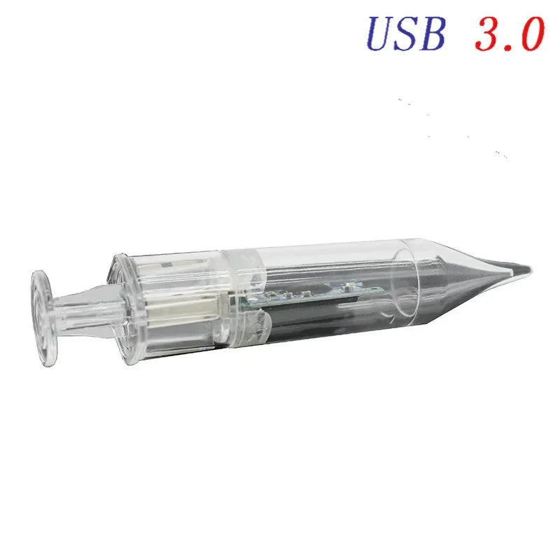 Syringe USB 3.0 Flash Drive Novelty Memory Stick 4–64GB