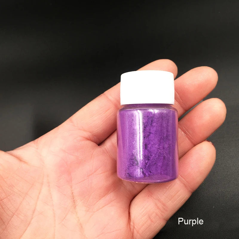 Holographic Nail Glitter Powder – Chrome Mirror Pigment Dust