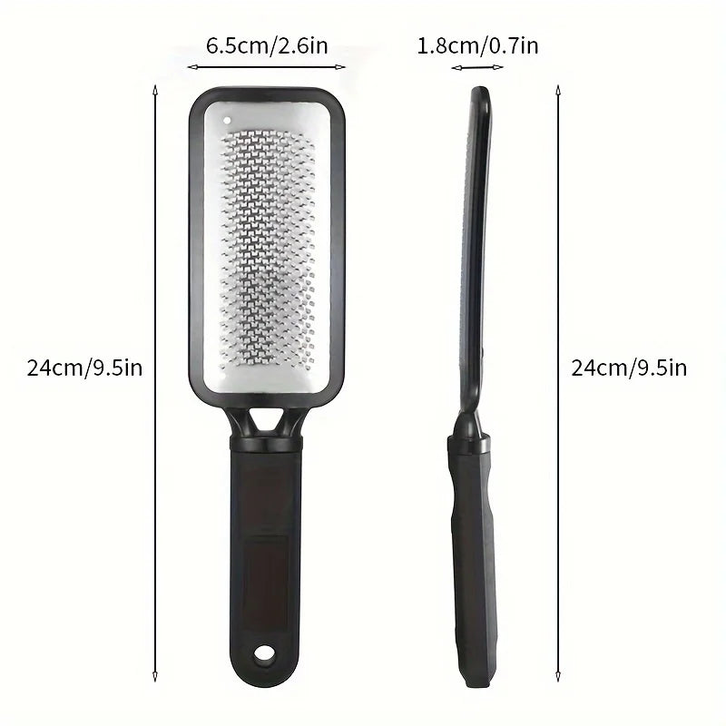 Stainless Steel Foot File & Pedicure Grinder | Ergonomic Handle Foot File Tool PRIMED