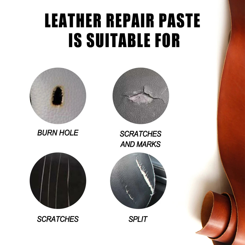 60ml Leather Filler Repair Compound & Restoration Cream Leather Repair Cream PRIMED