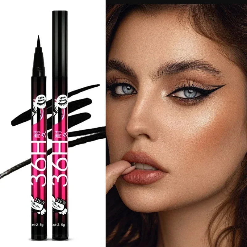 Black Liquid Eyeliner Pen – Ultra-Fine Waterproof Tip (1/2/5pk) Liquid Eyeliner Pen PRIMED
