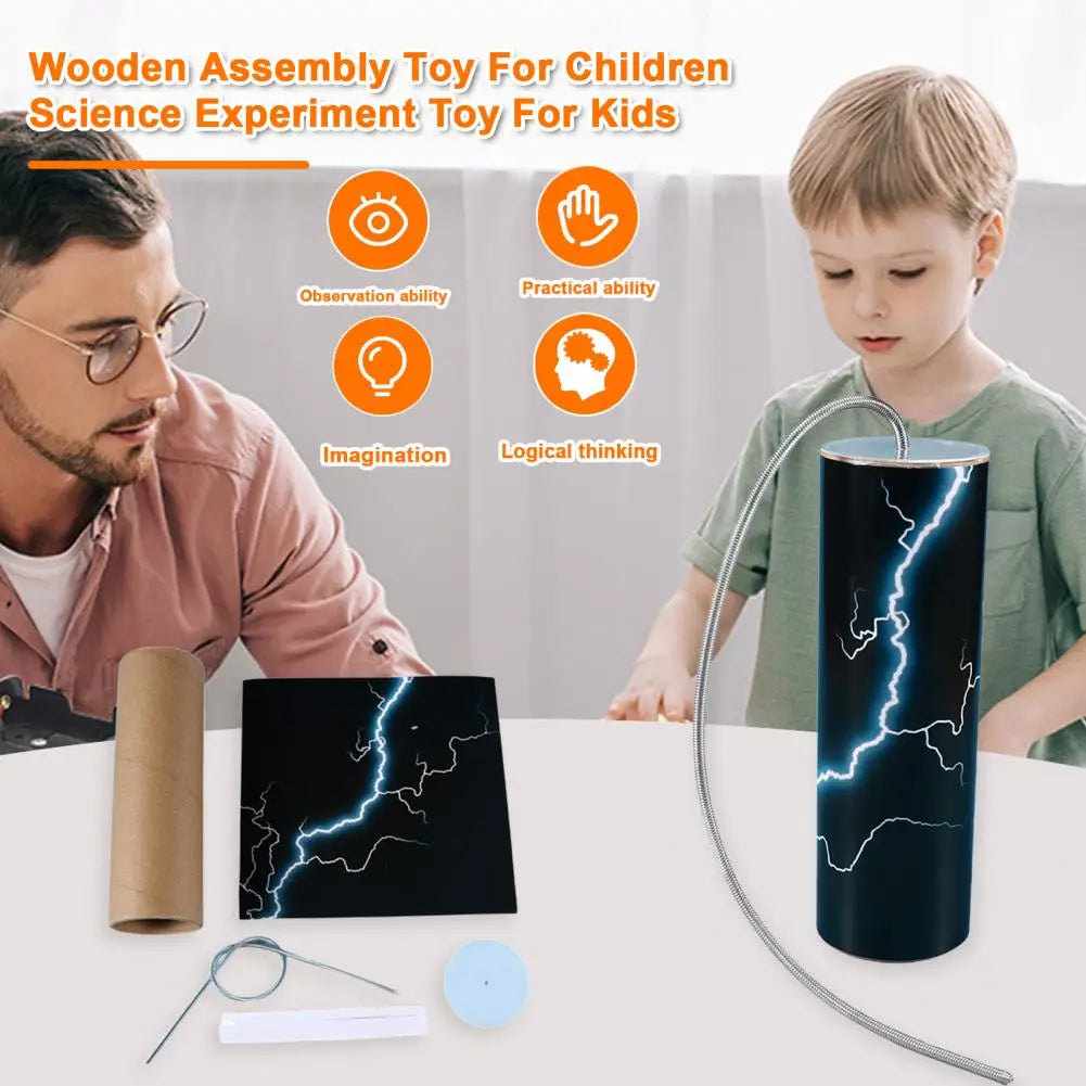 Kids Thunder Tube Toy – Spring Drum Science Instrument Educational Science Toy PRIMED