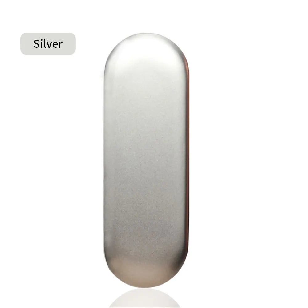 Magnetic Tinplate Eyelash Tweezer Case | Lash Storage Box Tweezer Storage Case PRIMED silver