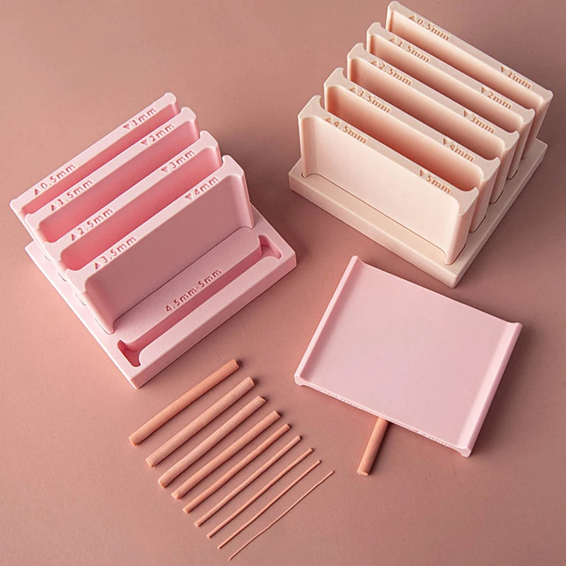 Polymer Clay Strip Rolling Mold 0.5–5mm | DIY Jewelry Tool