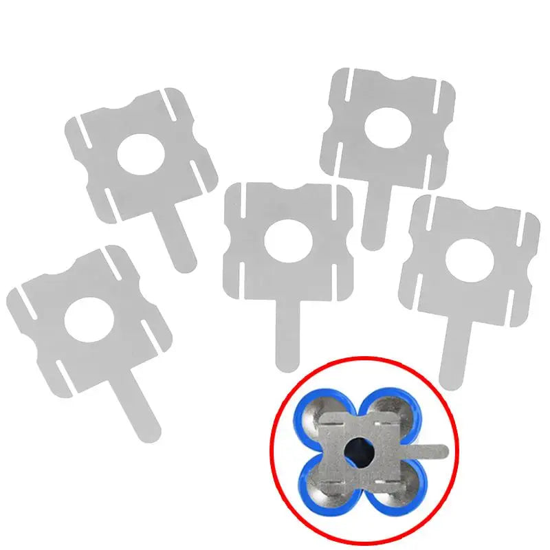 U-Shaped Nickel Sheets 4S 18650 Battery Spot Welding – 50/100/250Pcs