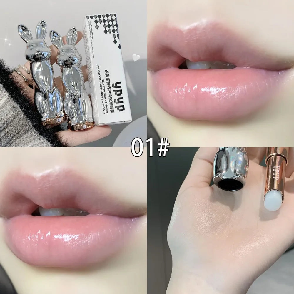 QICIY Rabbit Color-Changing Tinted Lip Balm | Moisturizing