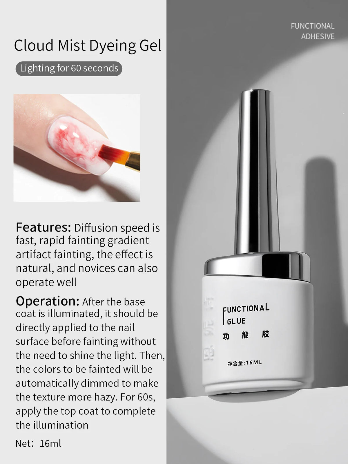 16ml Nail Primer & Top Coat Gel – Construction Enhancement Glue