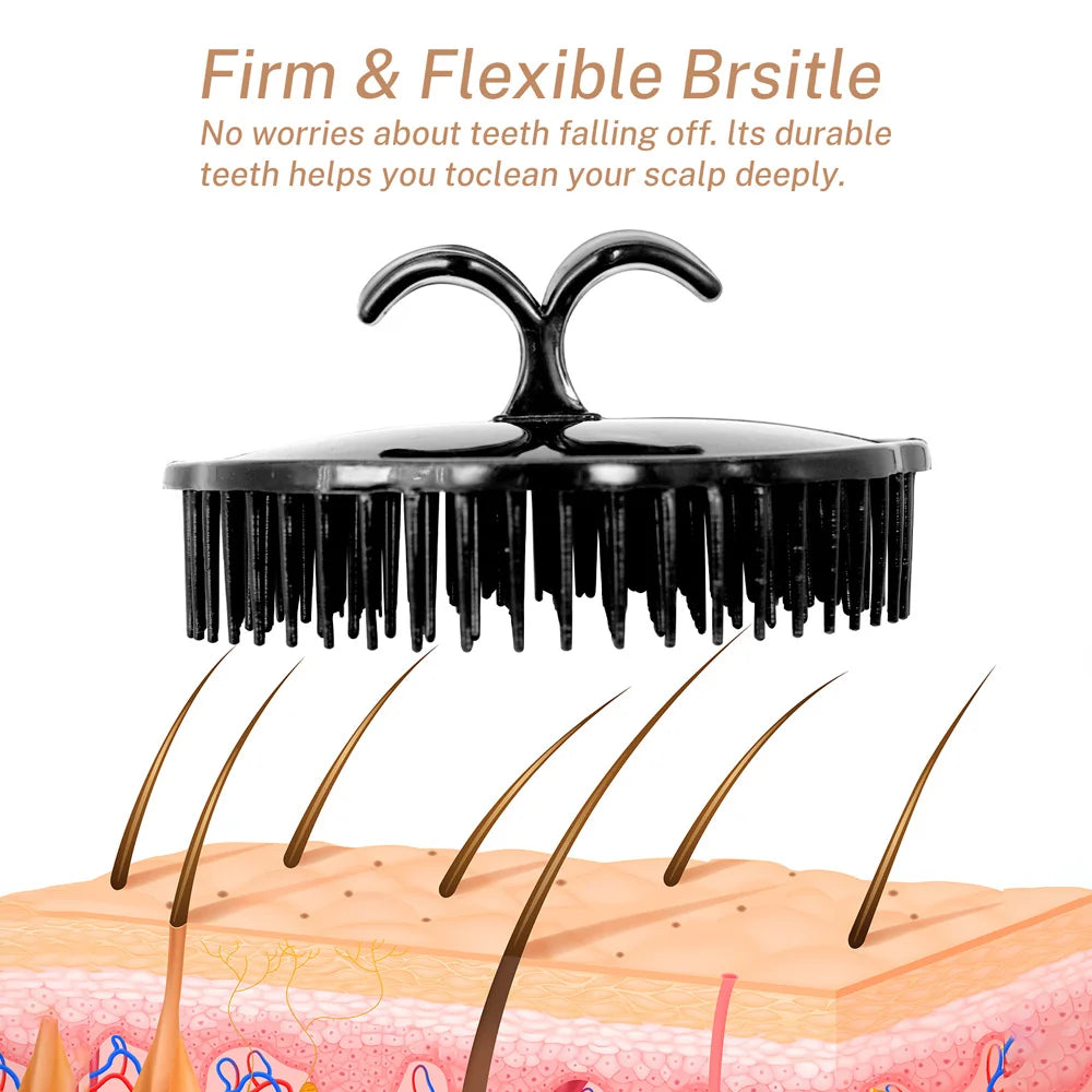 Scalp Massager Shampoo Brush – Deep Cleansing Hair Scrubber Scalp Massager Brush PRIMED