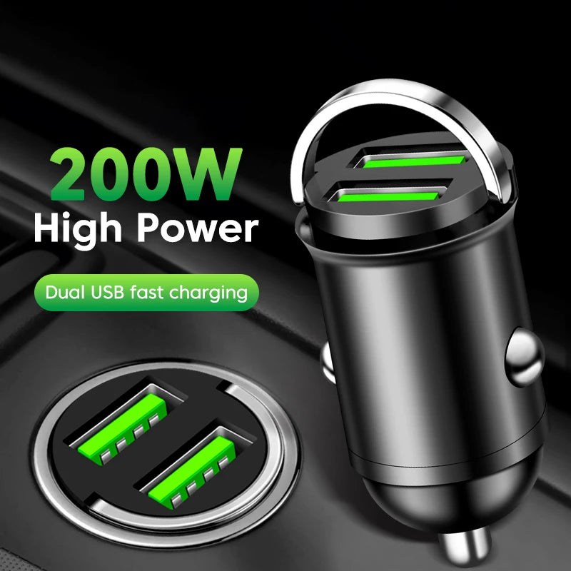Elough 100W Dual USB Car Charger QC3.0 Fast Charging Car Phone Charger PRIMED