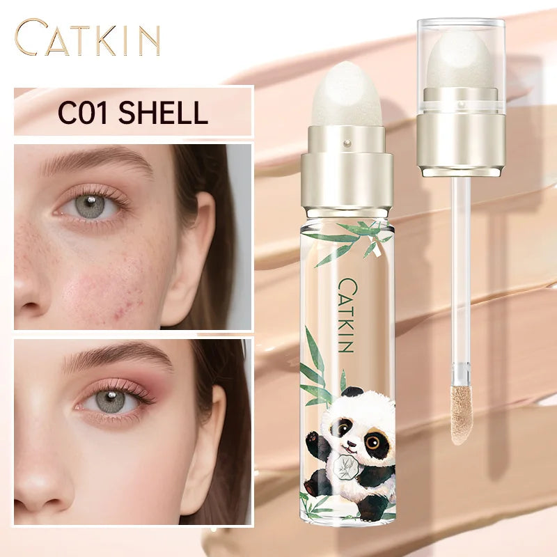 CATKIN Panda Double-Ended Liquid Concealer – Oil Control 5 Shades
