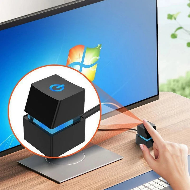 1.8m External PC Power Button Extension Cable | Desktop Switch