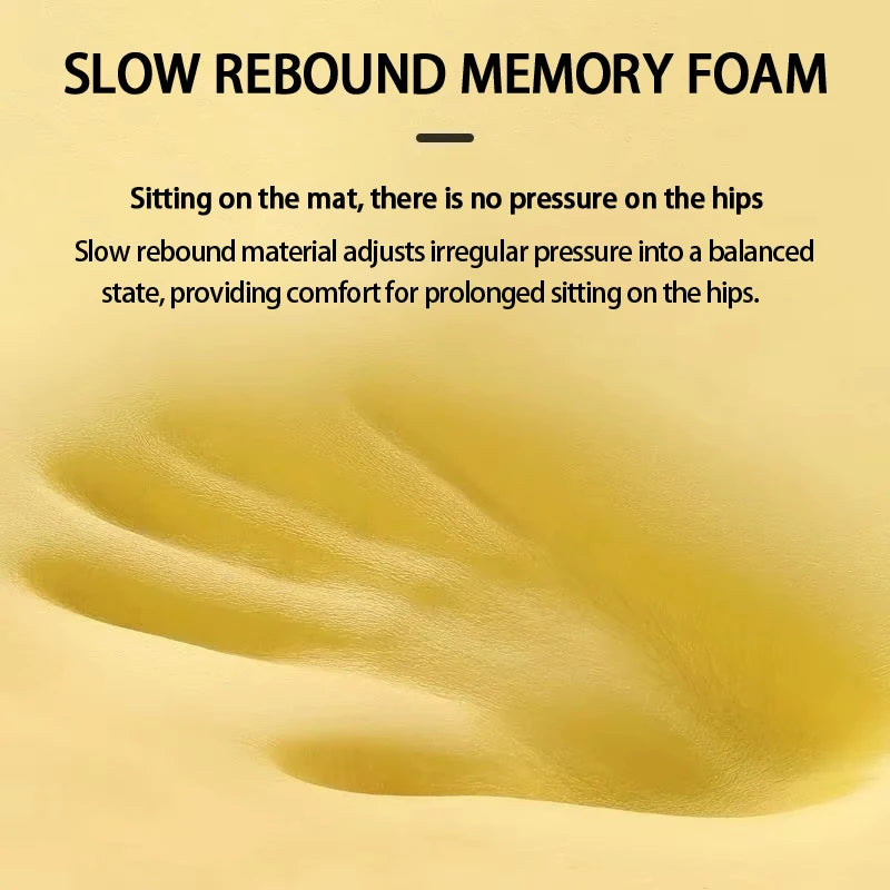 Ultra Soft Memory Foam Seat Cushion | Breathable Office Chair Pad