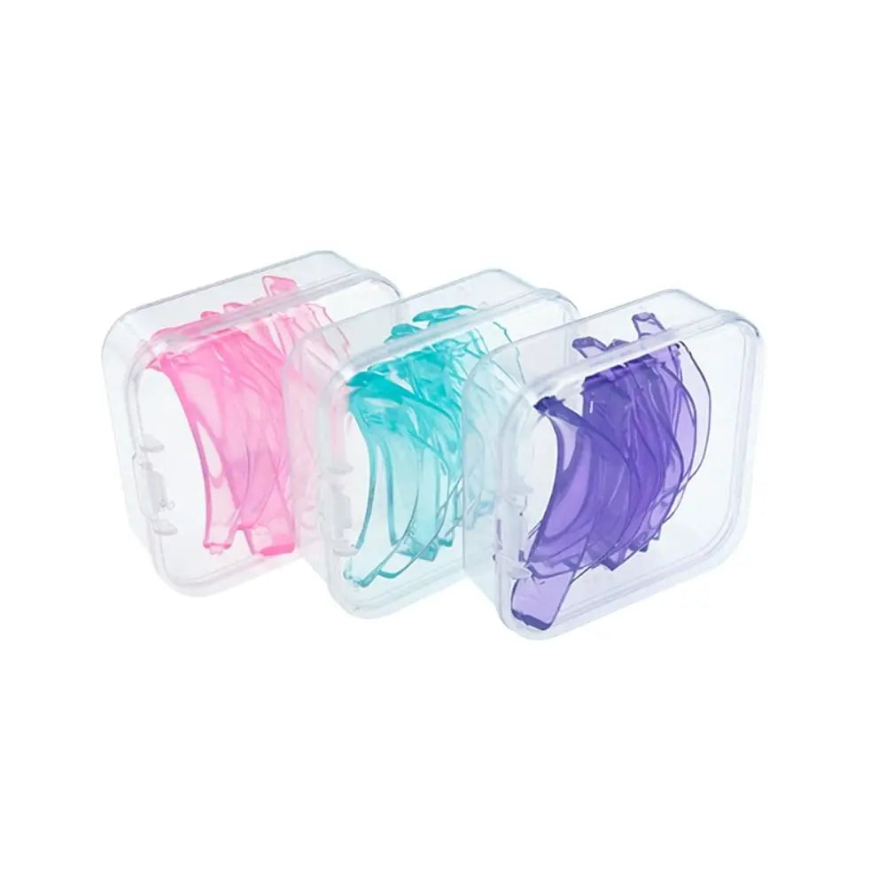 Silicone Eyelash Perm Curling Pads – 4 Pairs, 4 Sizes