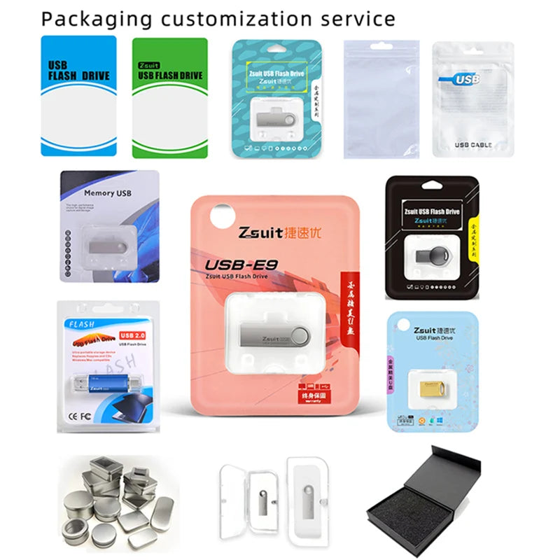 USB Flash Drive Paper Packaging Boxes 10 Pack | Z-suit