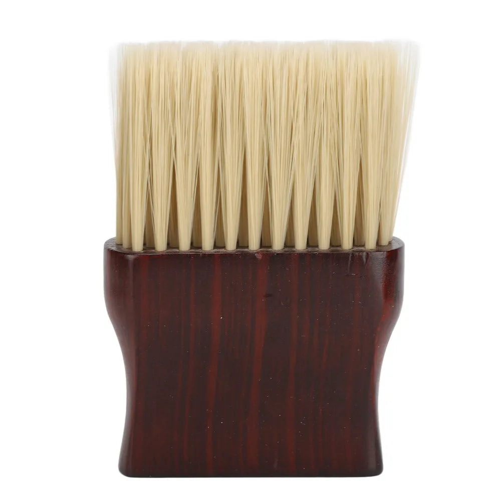 Professional Barber Neck Duster Brush – Solid Wood Handle Barber Neck Brush PRIMED A