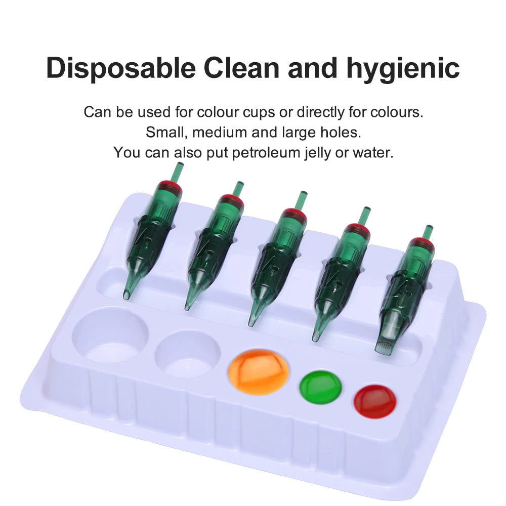 Tattoo Ink Cartridge & Needle Placement Rack | Disposable